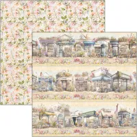 Ciao Bella Flower Shop 12x12 Inch Patterns Pad (8pcs) (CBT077)